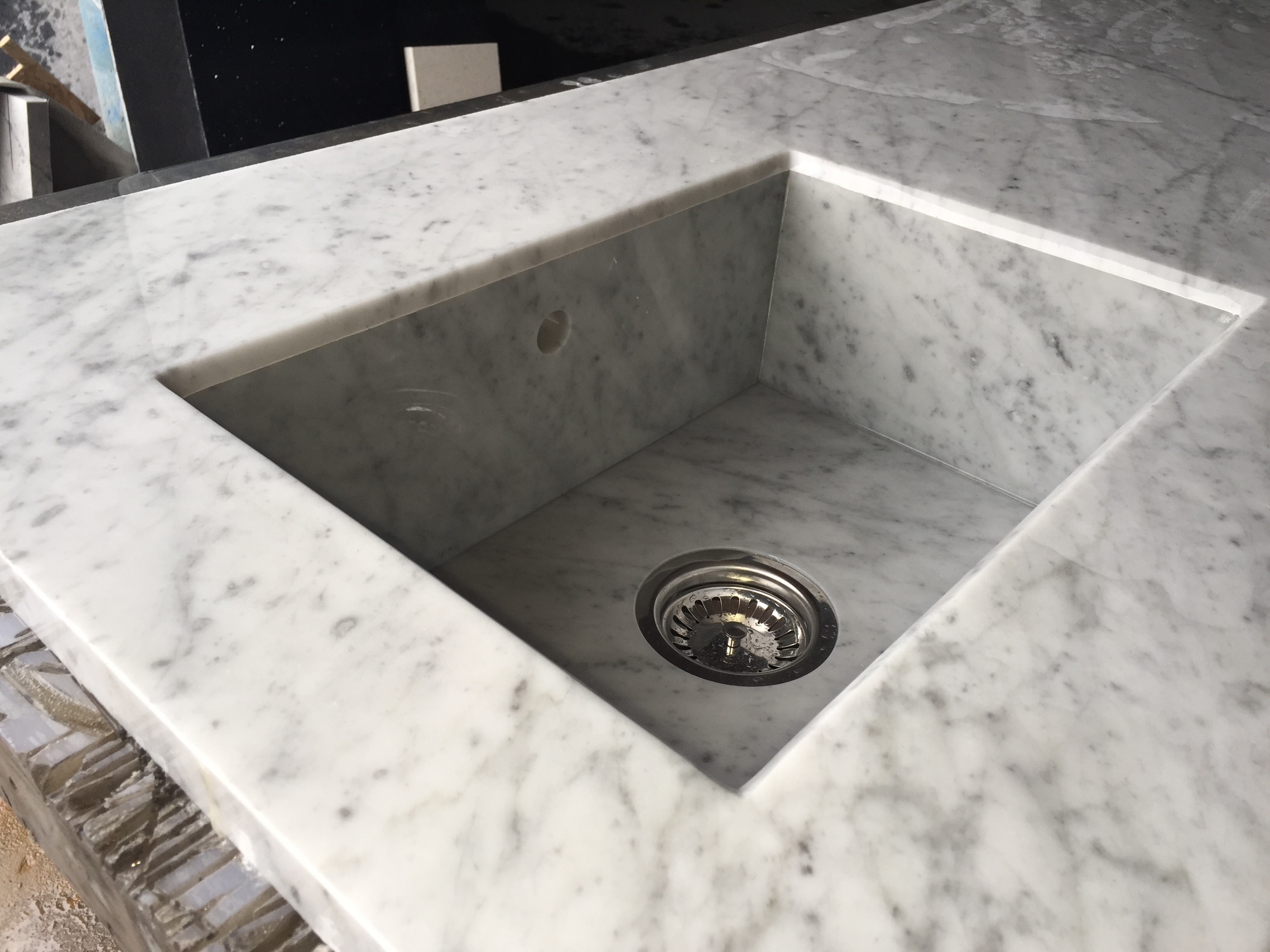 integrated stone bathroom sinks