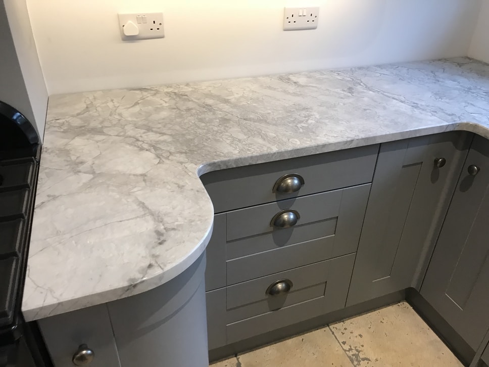 Superwhite Quartzite Kitchenworktops